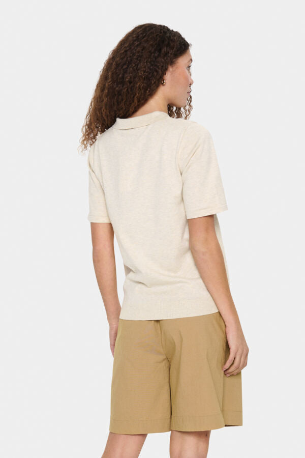 Polo Mila KM Beige