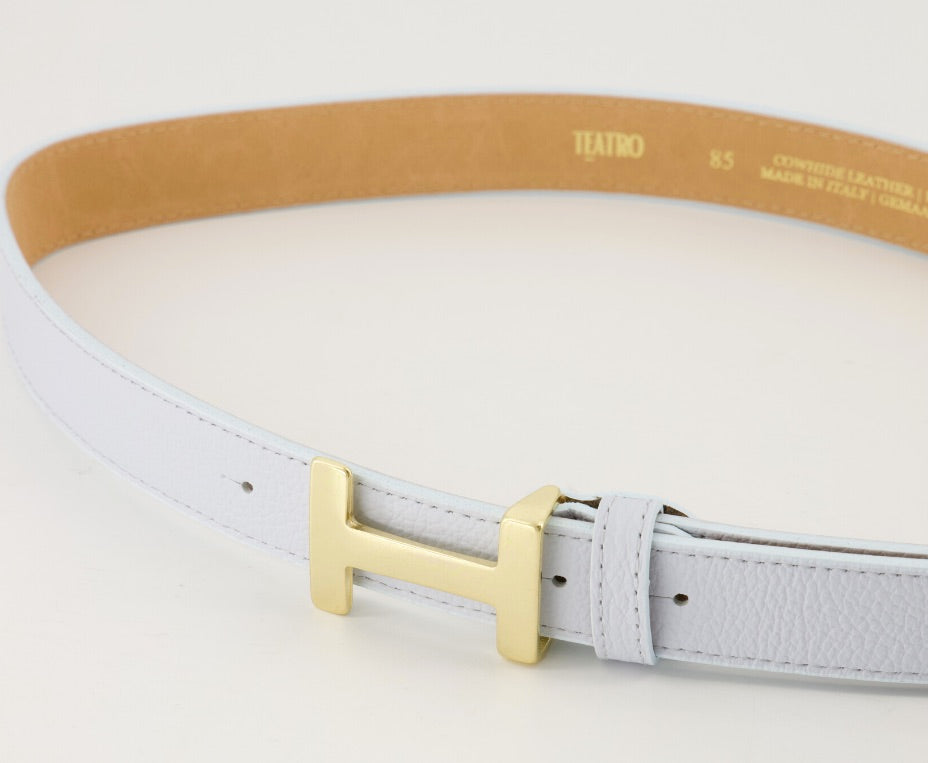 Riem Hera Big Babyblauw/Goud