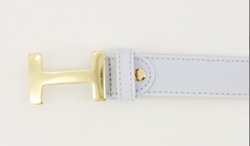 Riem Hera Big Babyblauw/Goud