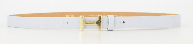 Riem Hera Small. Babyblauw/Goud