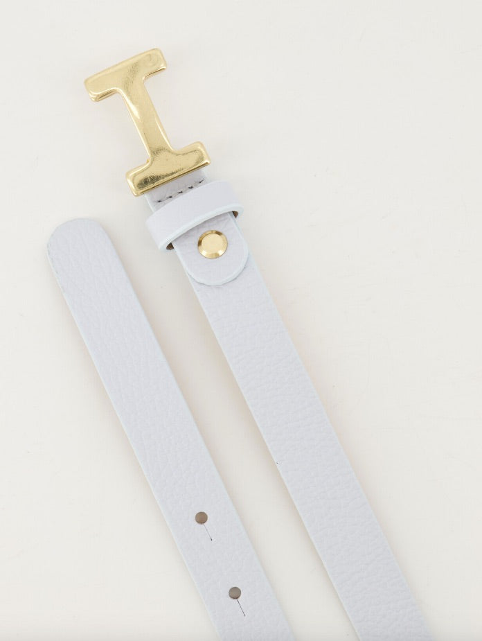 Riem Hera Small. Babyblauw/Goud