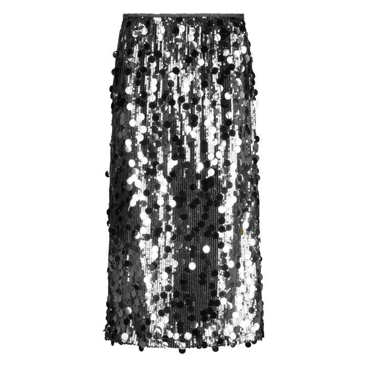 Rok Bella Paillet Zilver