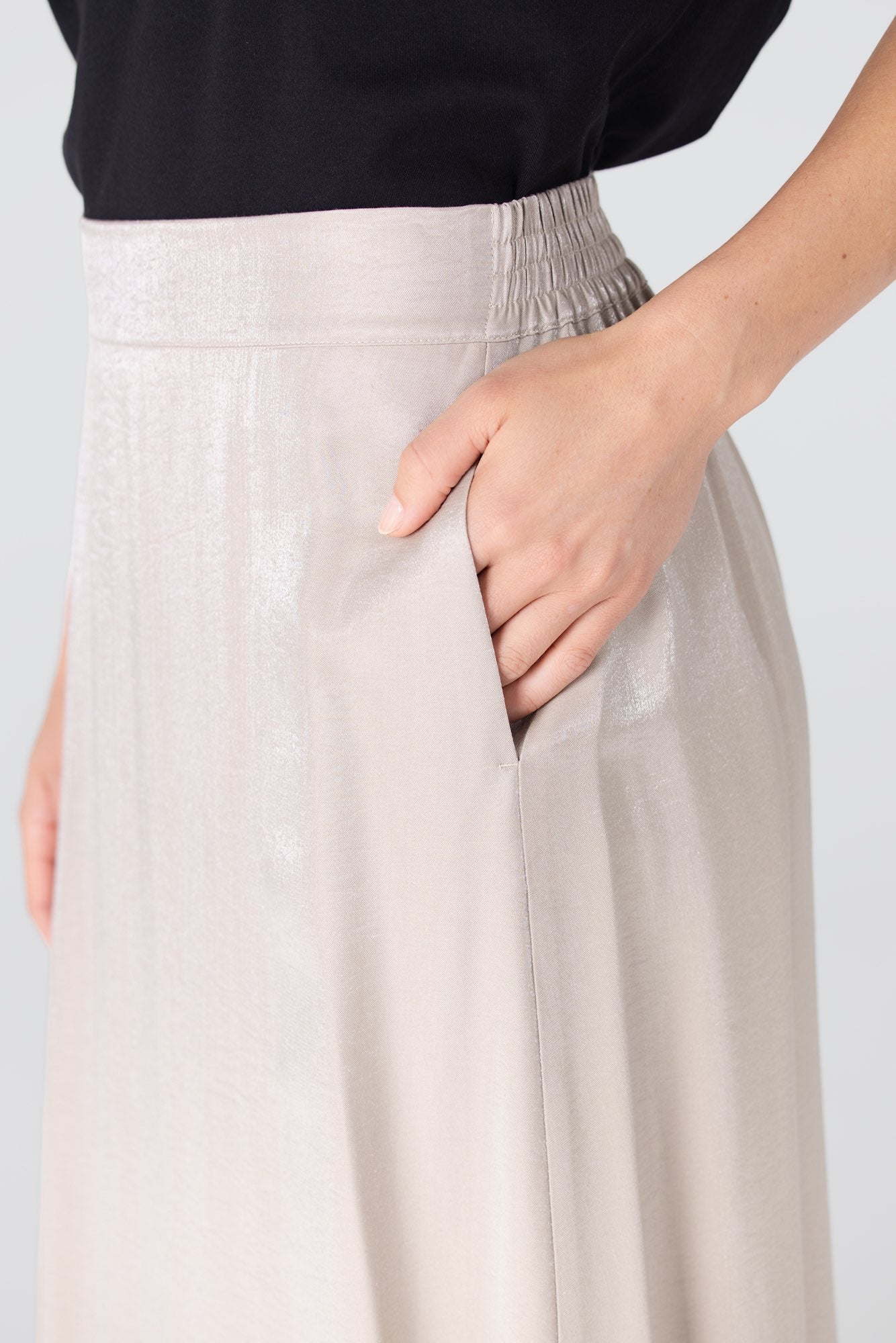 Rok Dahlia Lang Khaki