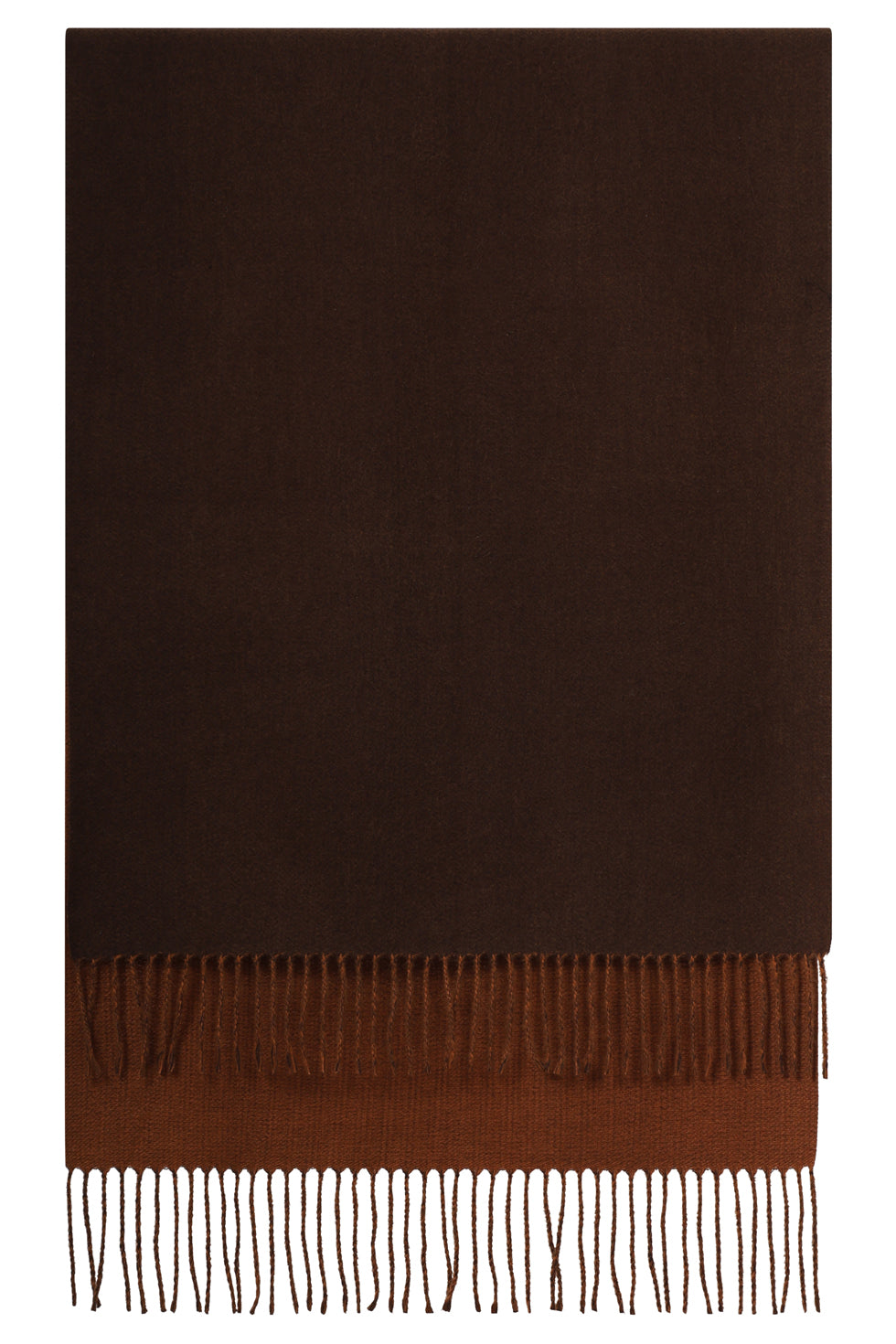 Shawl Soft Franjes. Bruin
