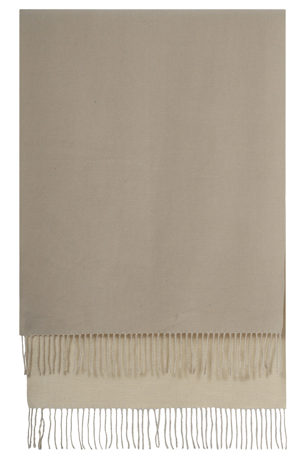 Shawl Soft Franjes. Zand