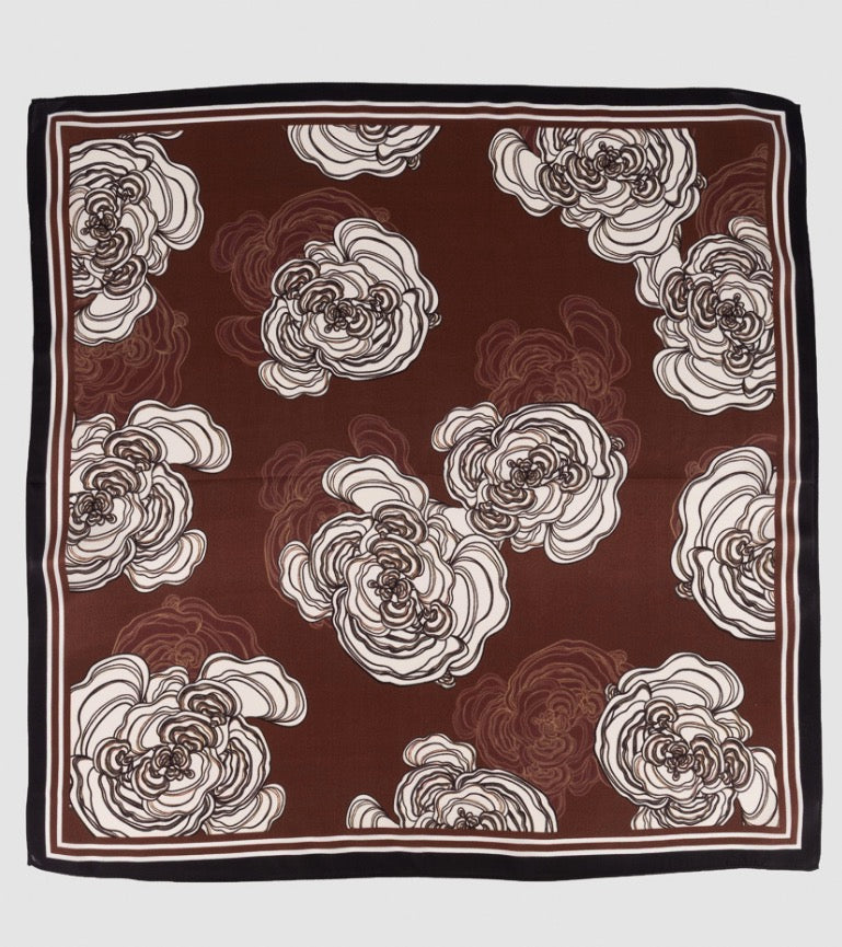 Shawl Zaya Zijde Burgundy