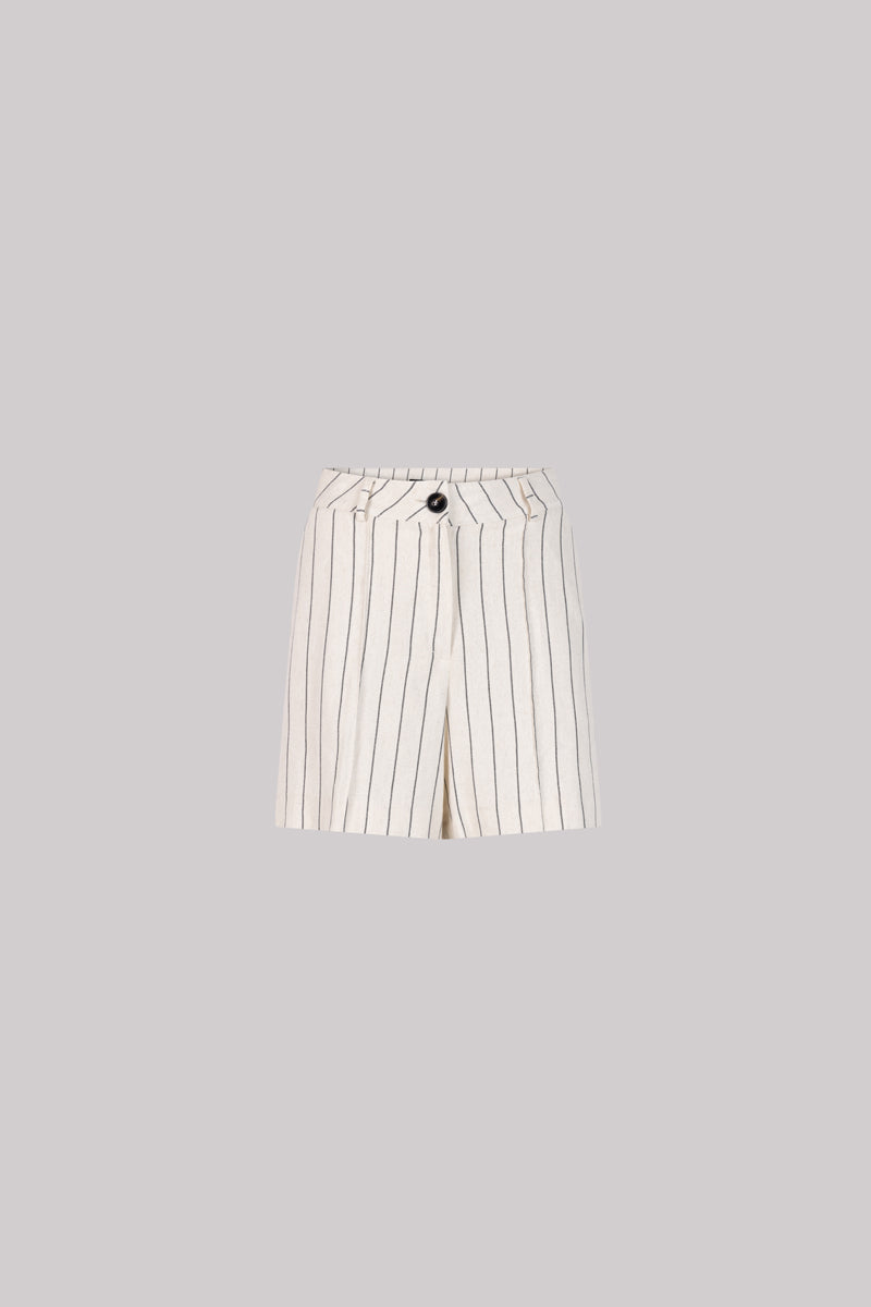 Short Rinske Streep Off White / Zand