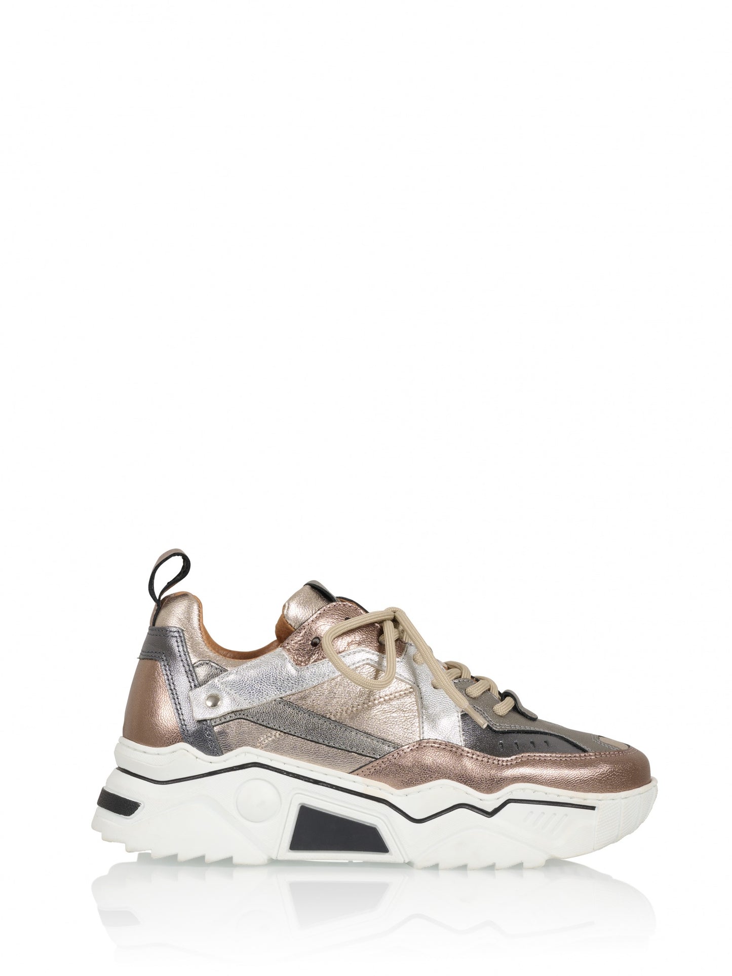Sneaker Pluto Leer Stone/Cipra