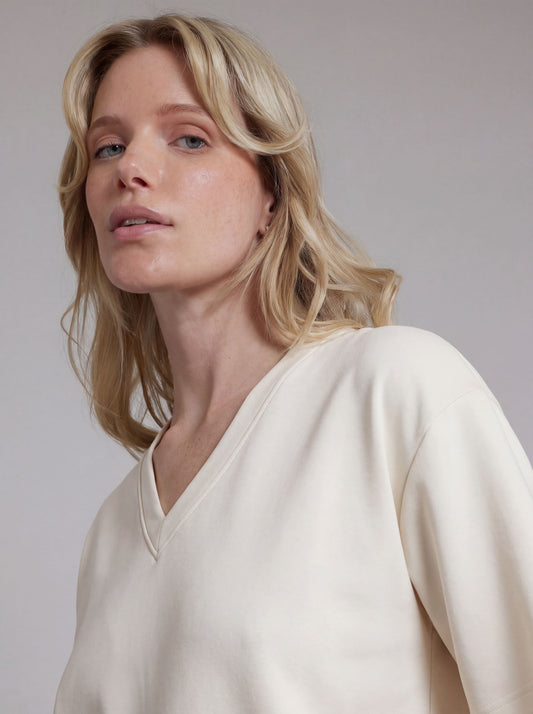 T-ShirtAerisV-HalsOffWhite__2