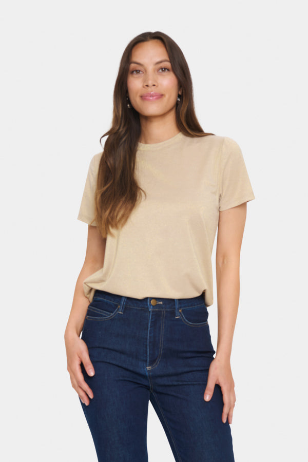T-Shirt Haga Lurex Goud
