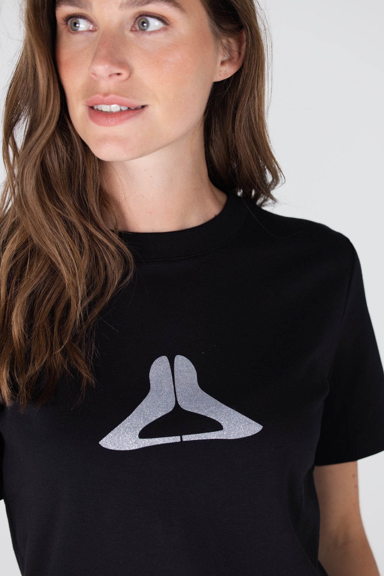T-Shirt Lola Print Pump Zwart