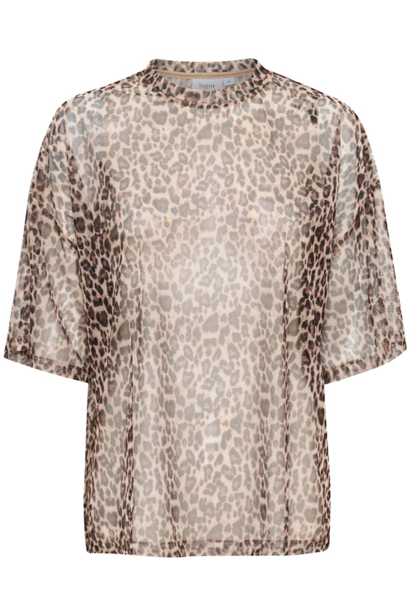 T-Shirt Loreen Mesh Luipaard
