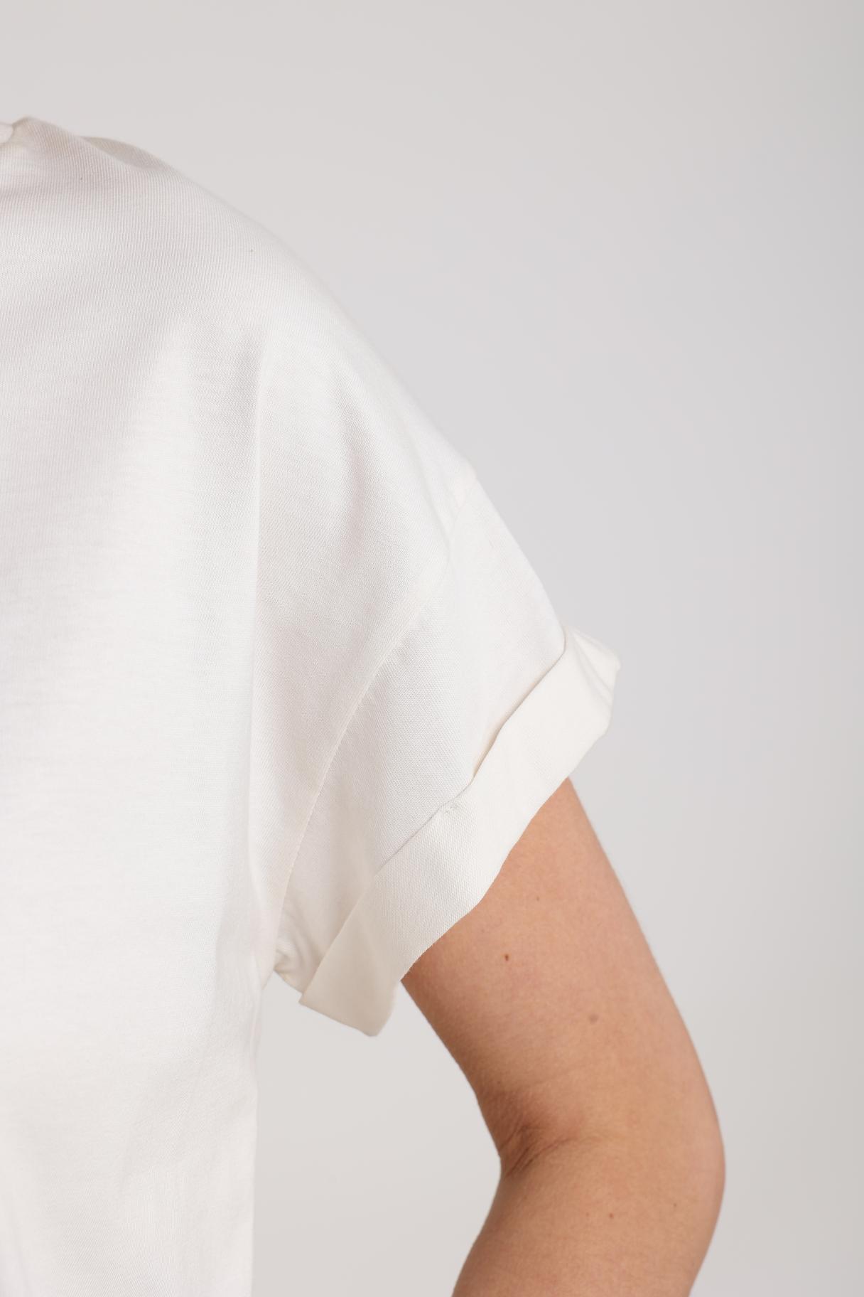 T-Shirt Lou Muse Off White / Gold