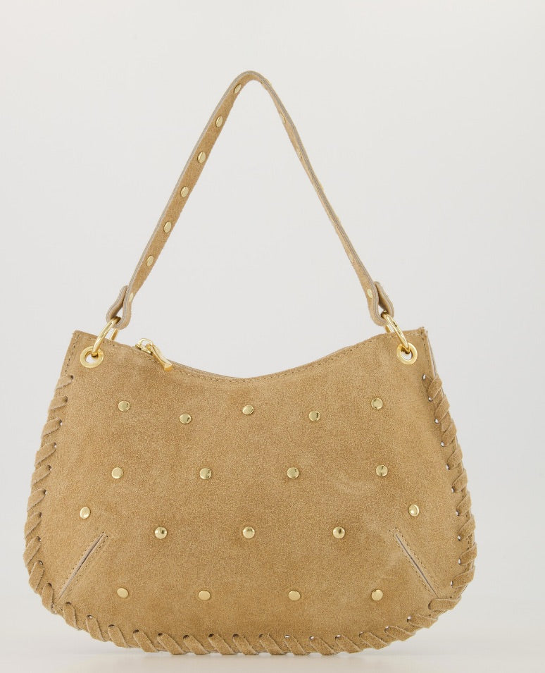 Tas Casey Suede Studs Zand