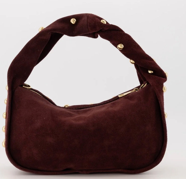 Tas Lottie Studs Bordeaux