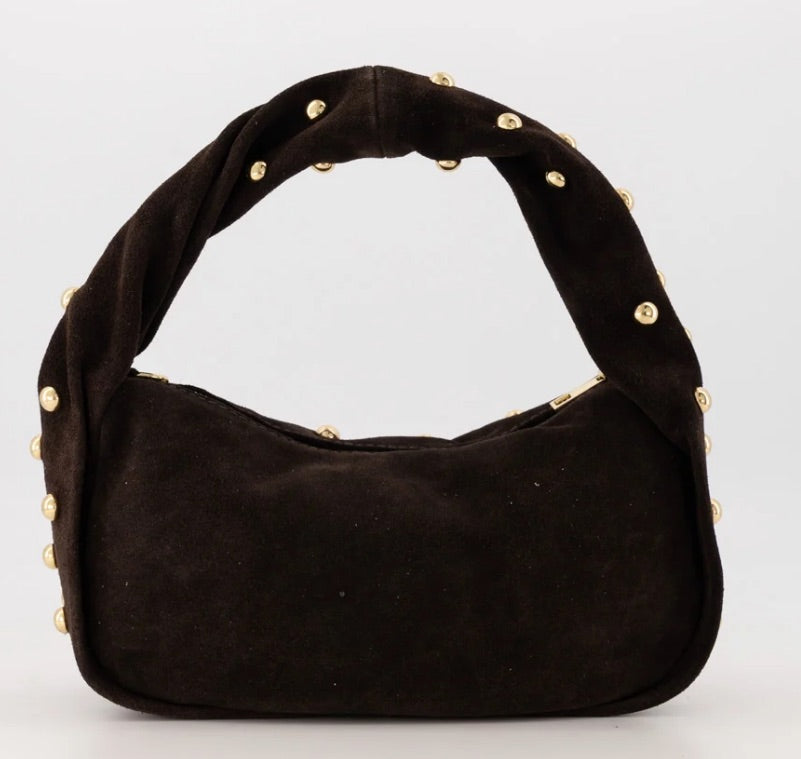 Tas Lottie Studs Donkerbruin