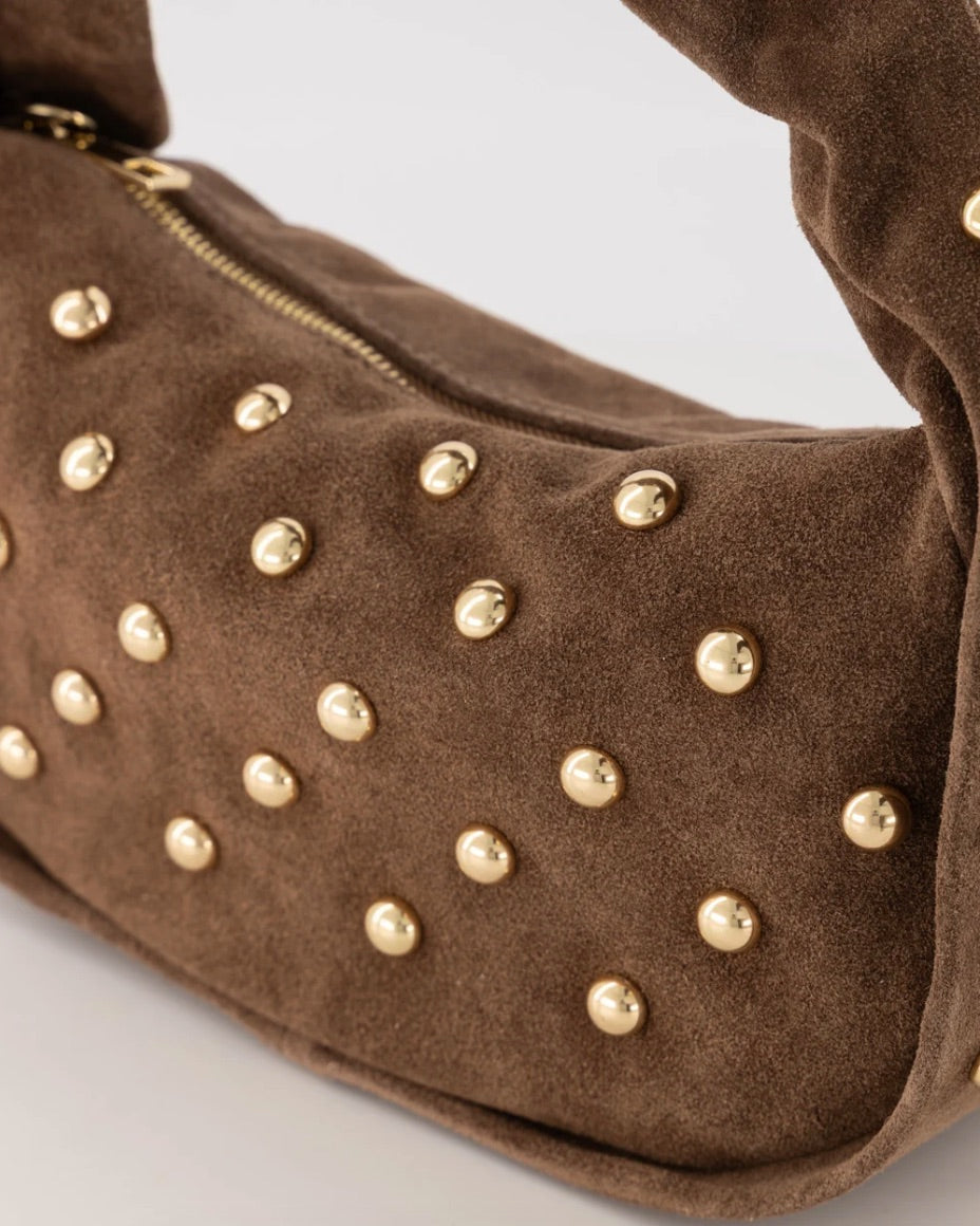 Tas Lottie Studs Taupe