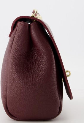 Tas Nina Classic Grain Bordeaux