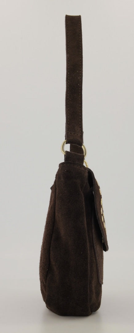 Tas Winona Suede Donkerbruin