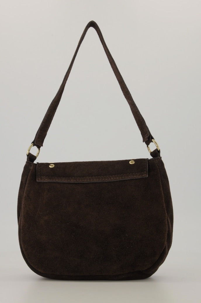 Tas Winona Suede Donkerbruin