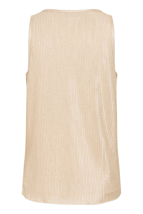 Top Evy Ribbel Glitter Goud