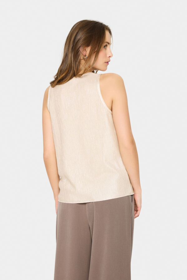 Top Evy Ribbel Glitter Goud