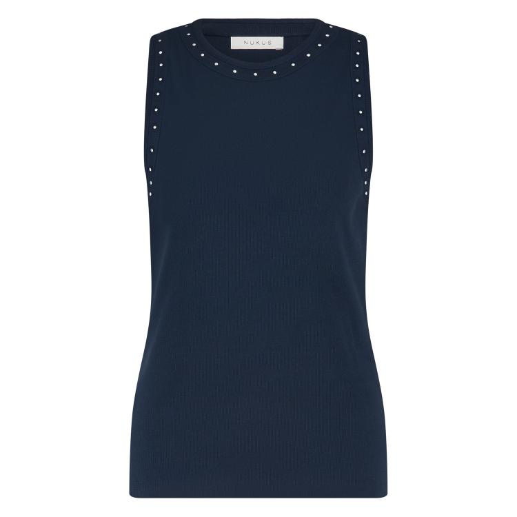 Top Nice Singlet Studs Donkerblauw