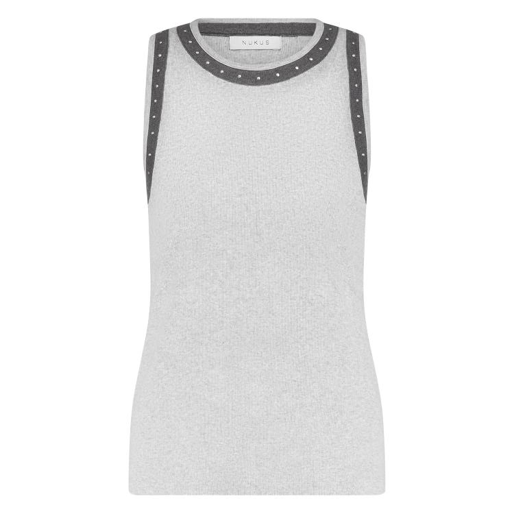 Top Nice Singlet Studs Grijs