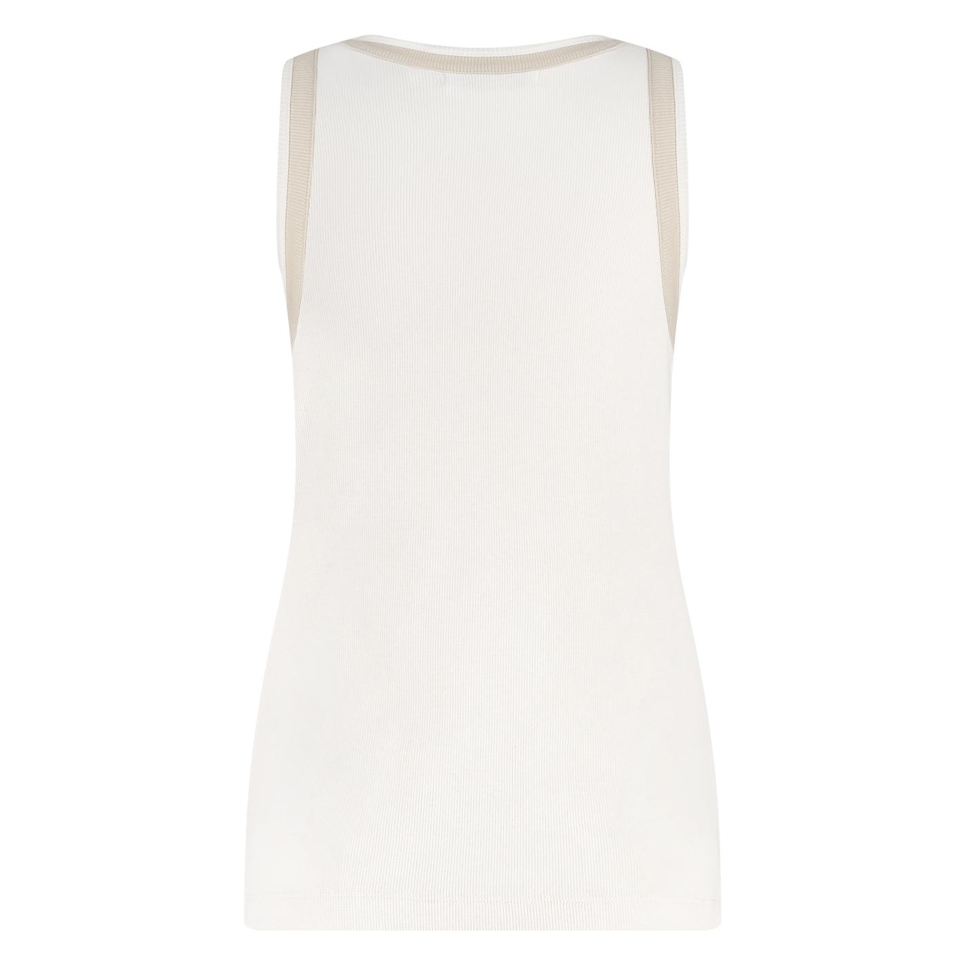 Top Nice Singlet Studs Off White