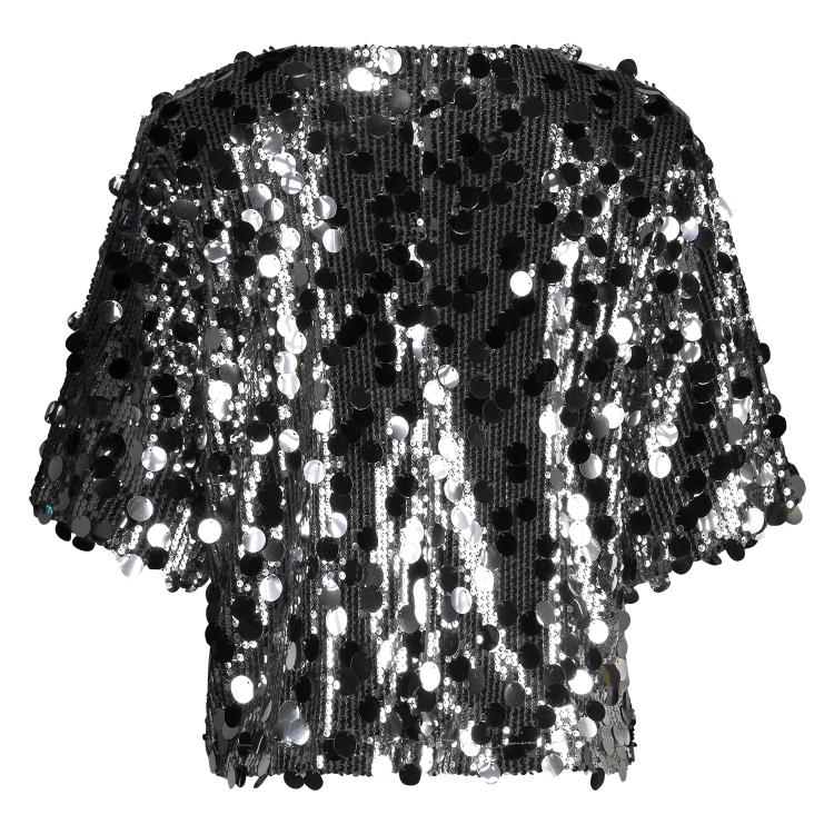 Top Yara Paillet Zilver