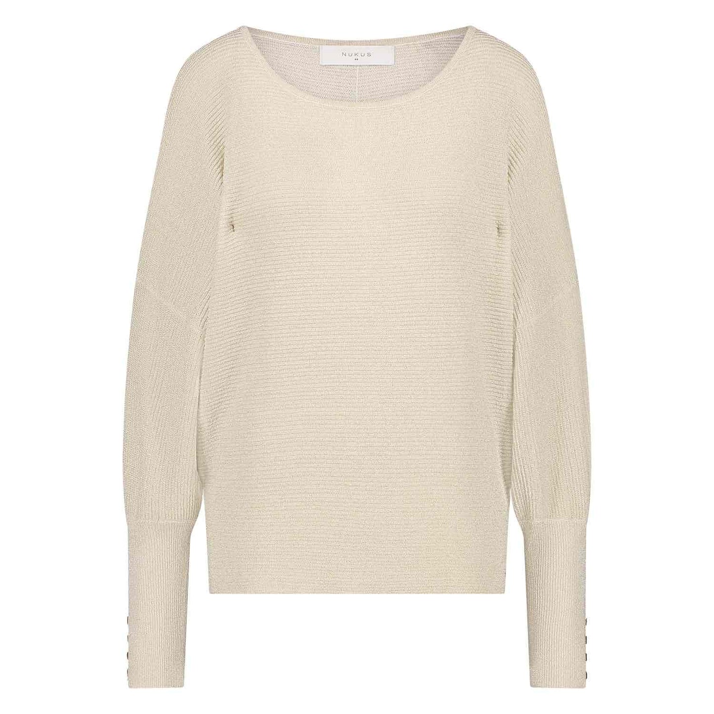 Trui Batwing Lurex Off White