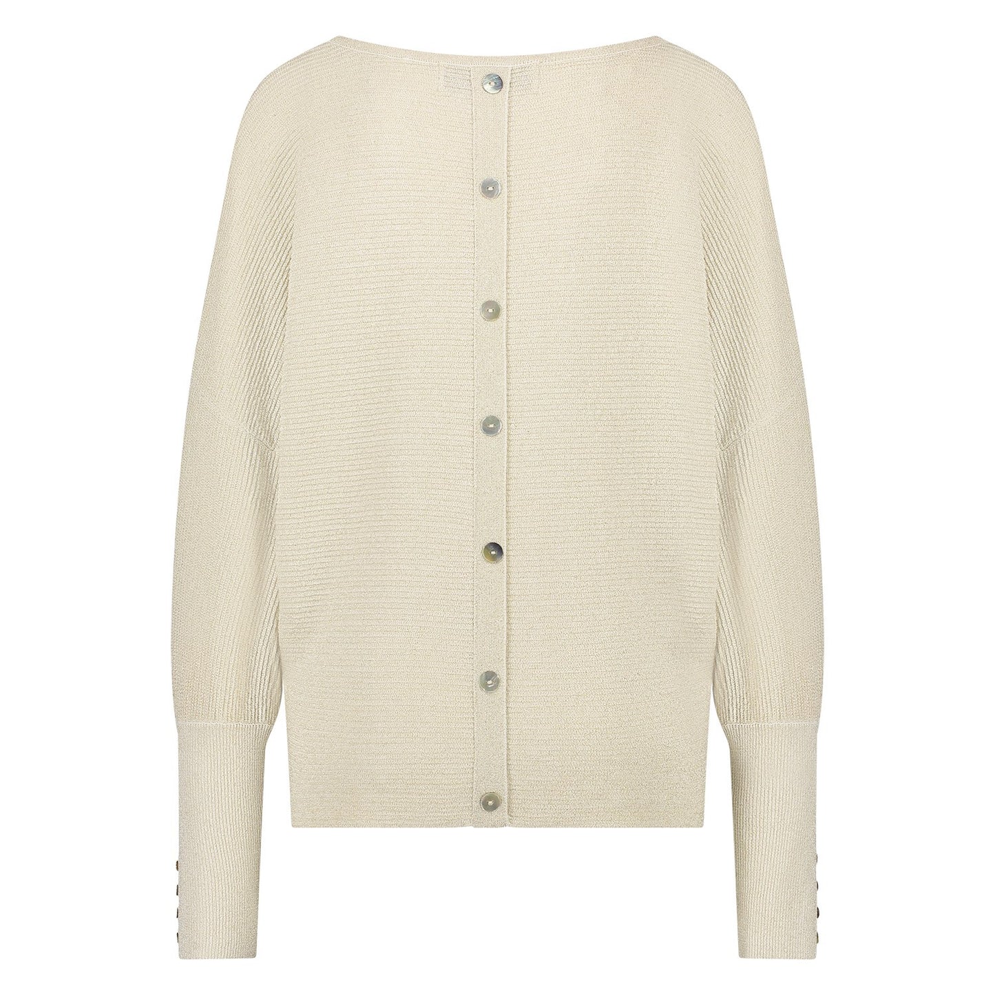 Trui Batwing Lurex Off White