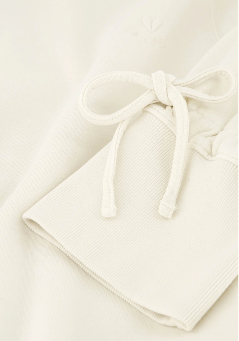 Trui Janet Strikmouw Cream White