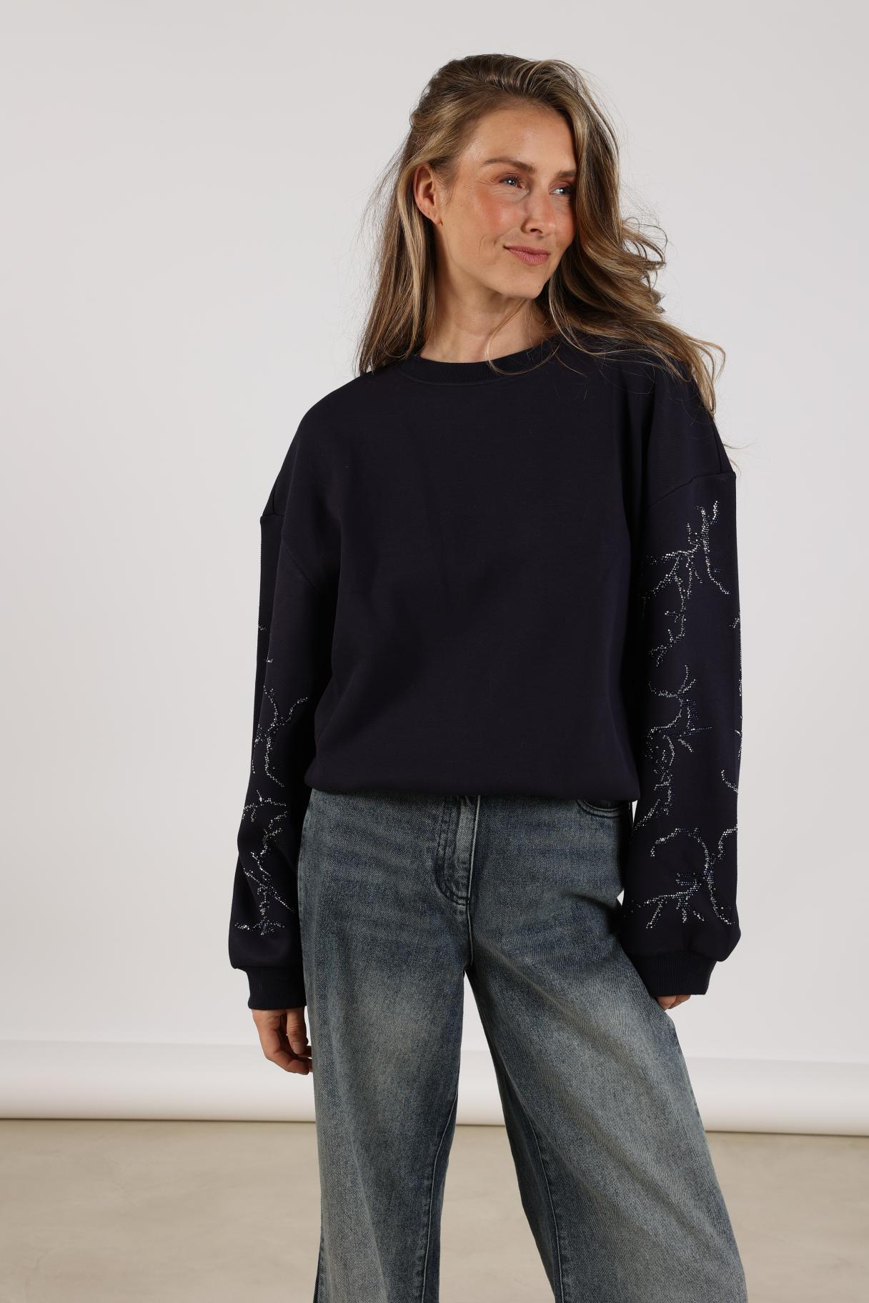 Trui Suzanne Strass RN Donkerblauw