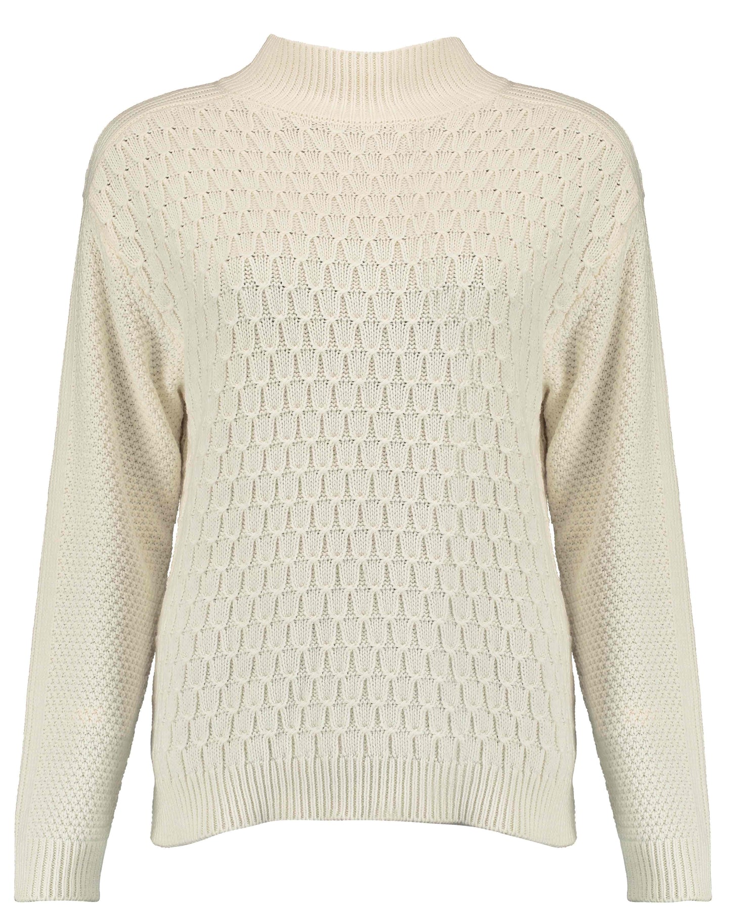 Trui Turtle Fancy Knit Beige