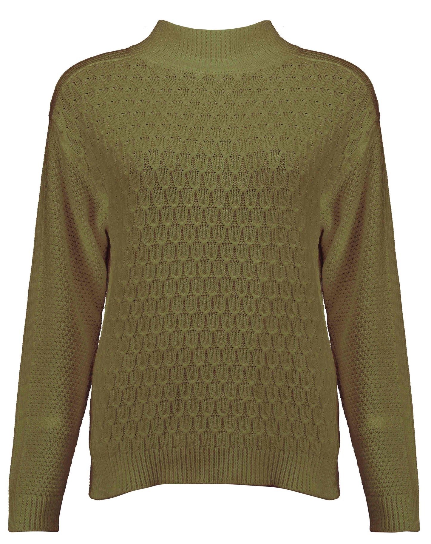 Trui Turtle Fancy Knit Groen
