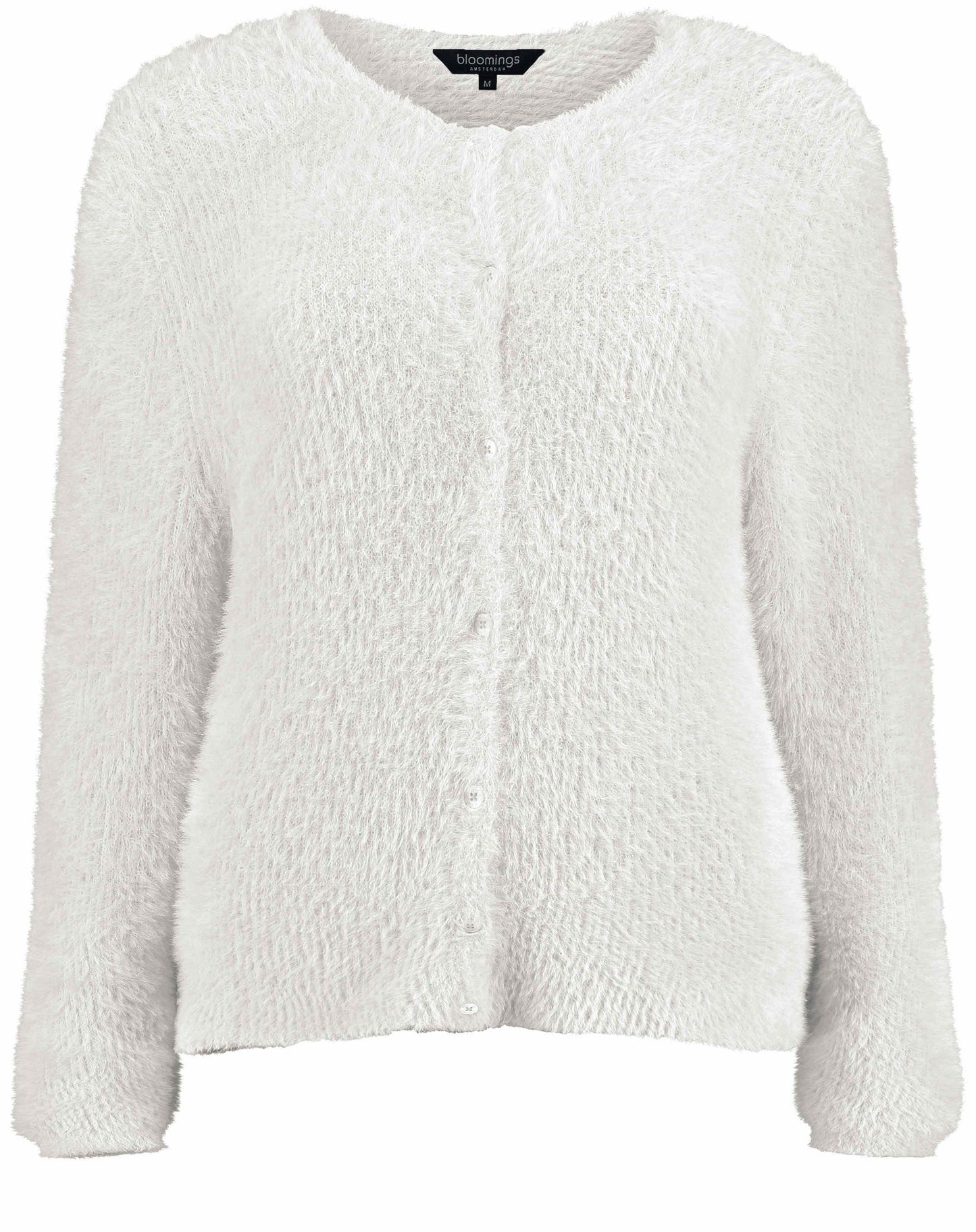 Vest Fluffy Zonder Wol Ecru