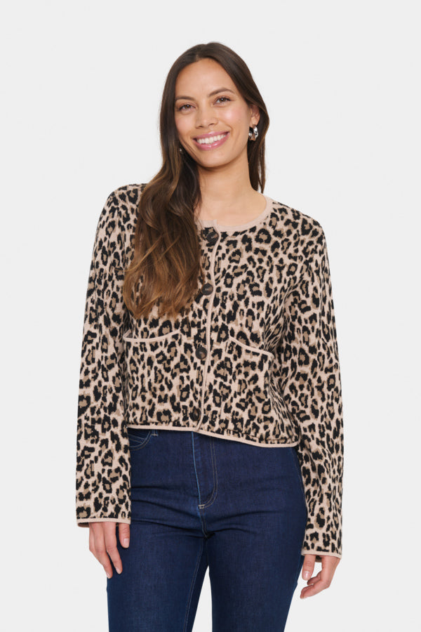 Vest Lydia Zakken Luipaard