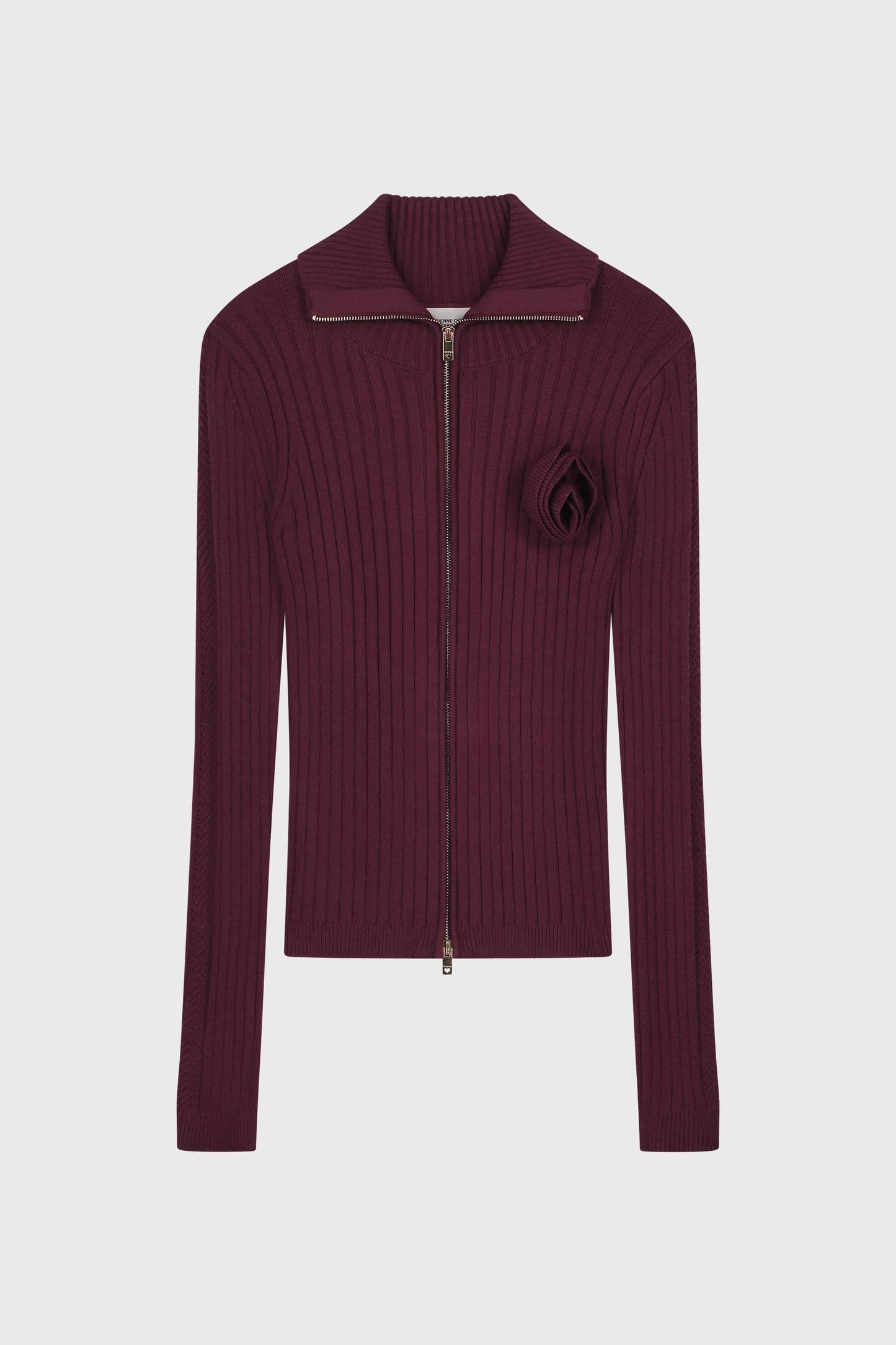 Vest Vesta Bloem Bordeaux