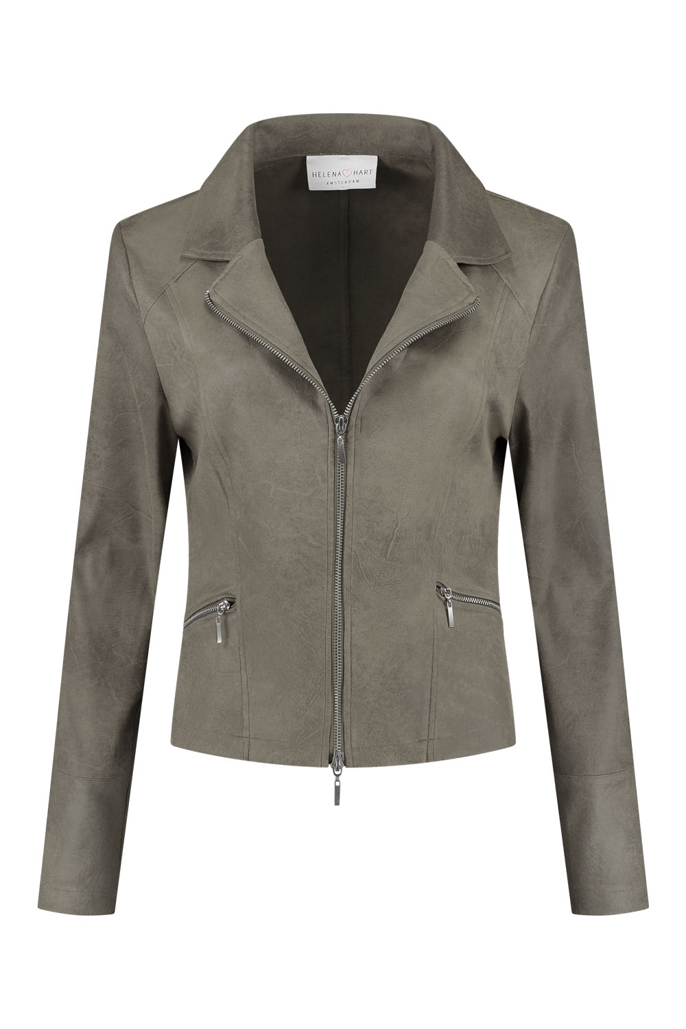 Zipper Biker Groen
