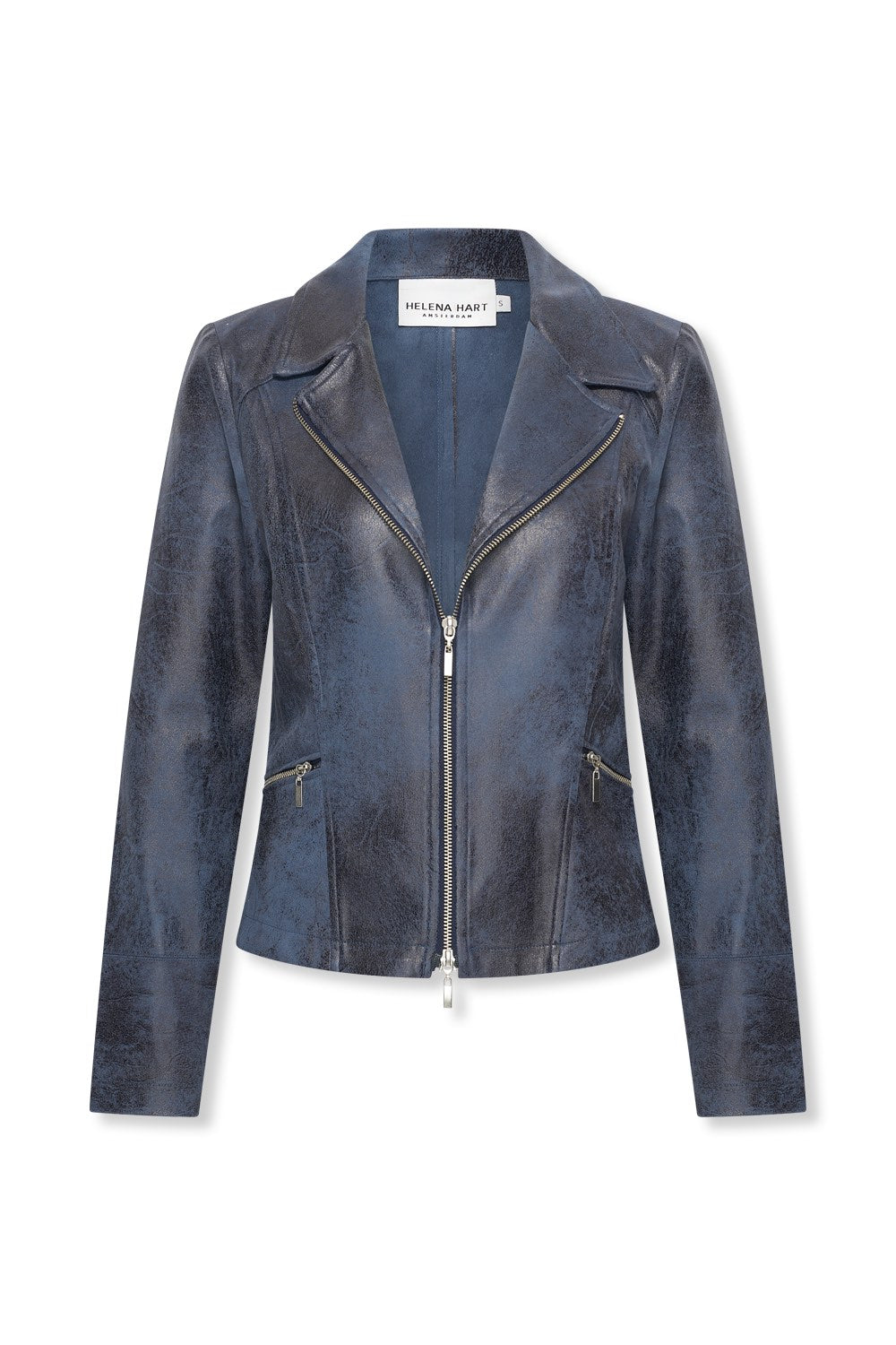 Zipper Biker Jeans