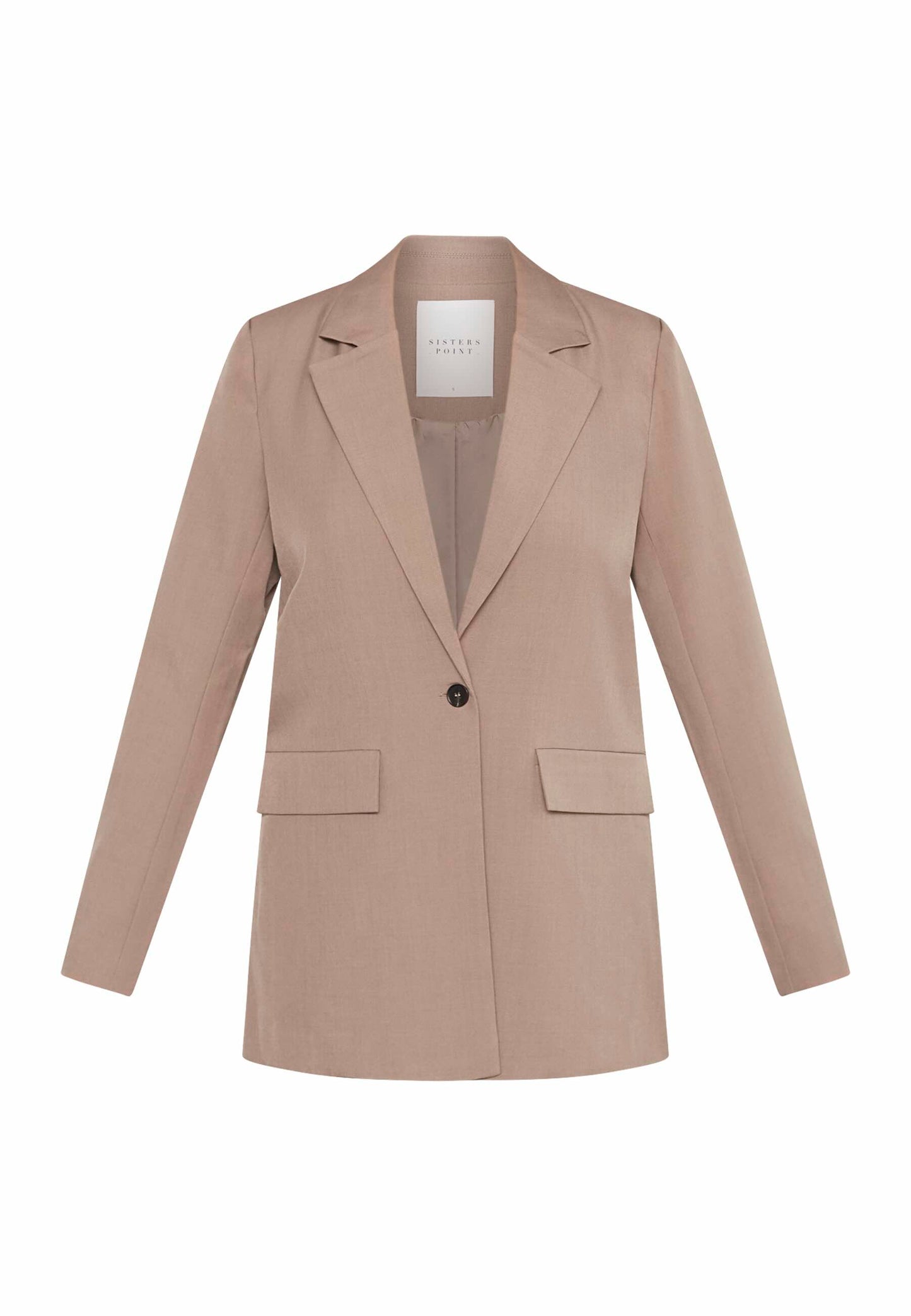 Blazer Viksa Midi 1knoop Zand