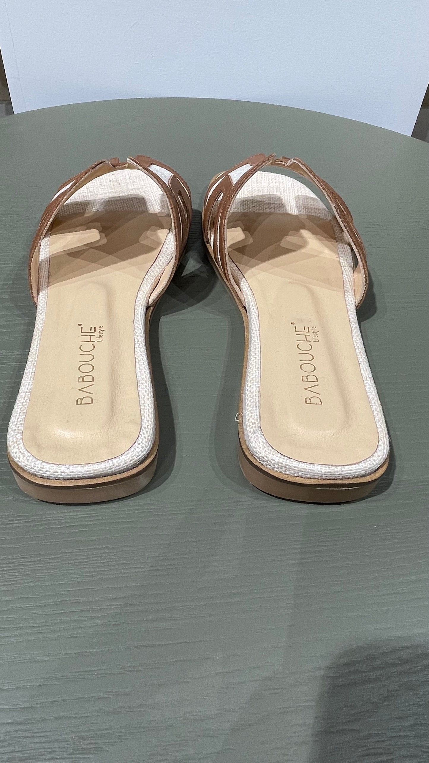 Sandaal Elly Cognac/Beige