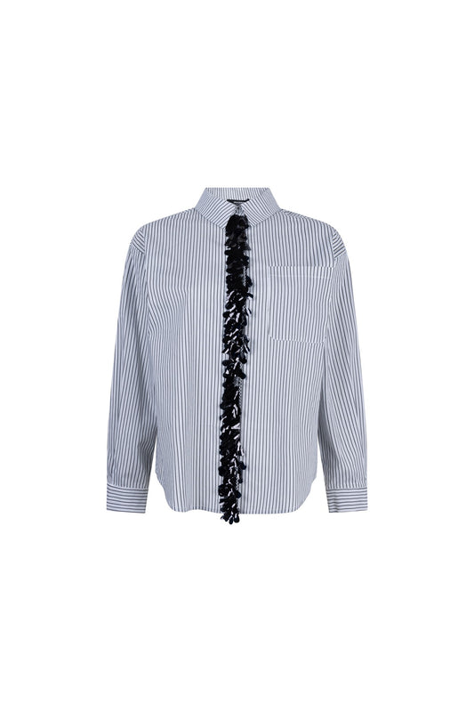 Blouse Alexis Streep Paillet Wit