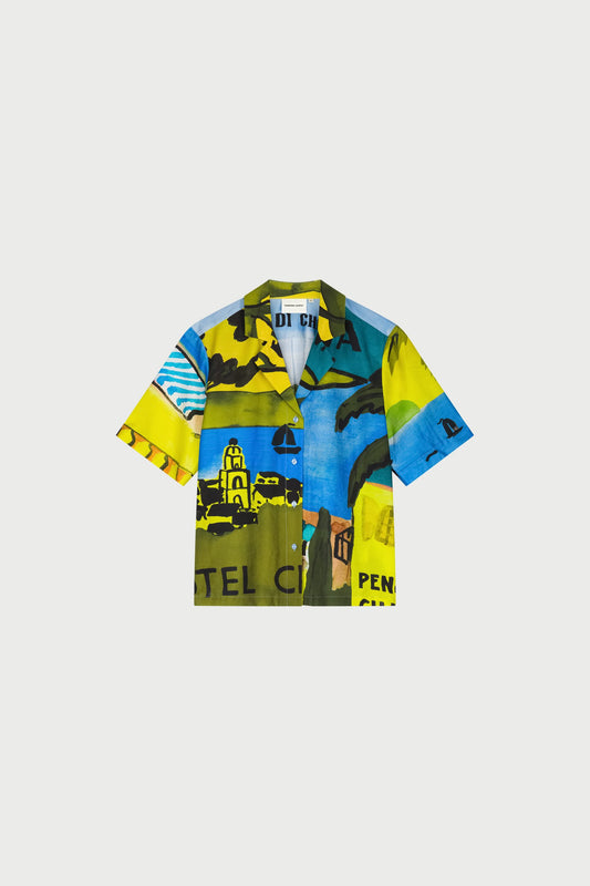 BlouseBrockPostcardPrintBlauw__1