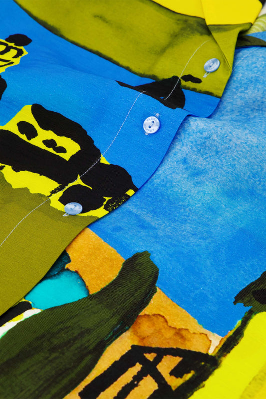 BlouseBrockPostcardPrintBlauw__2