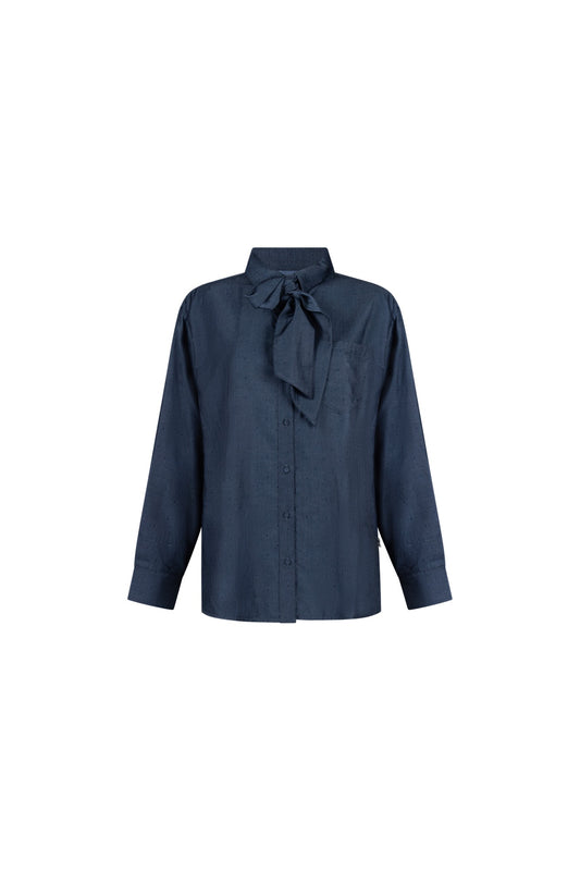 Blouse Ess Strik  Donkerblauw
