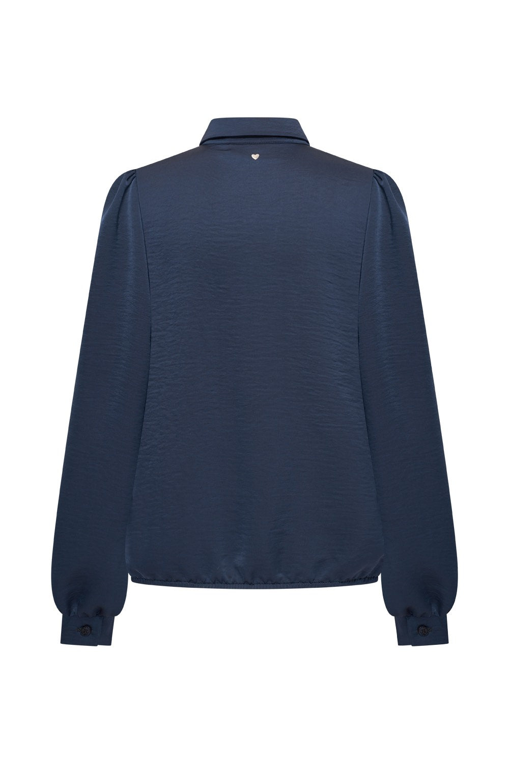 Blouse Fara Uni Donkerblauw