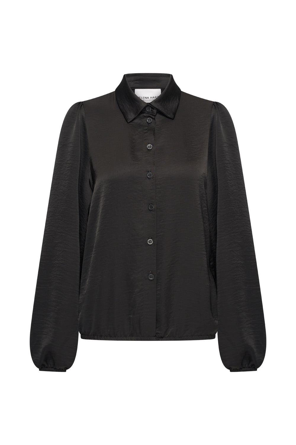 Blouse Fara Uni Zwart