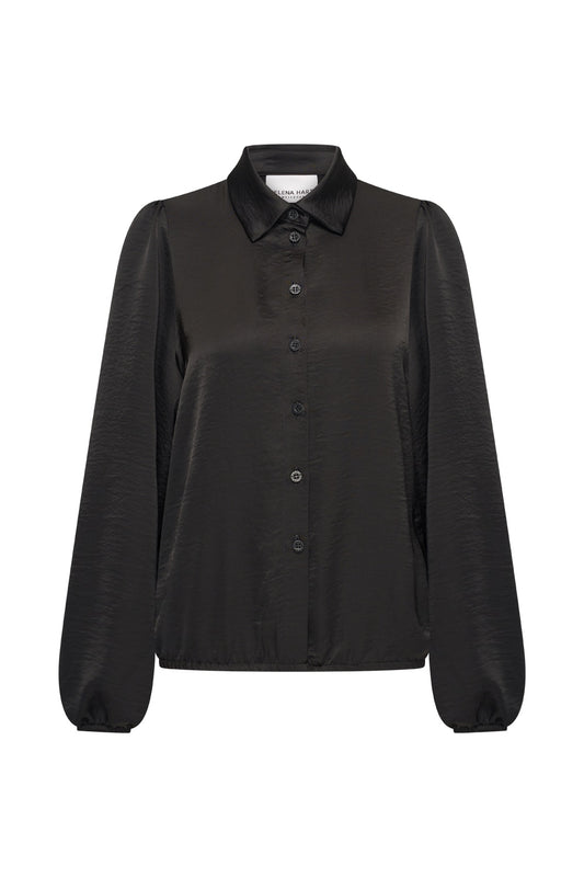 Blouse Fara Uni Zwart